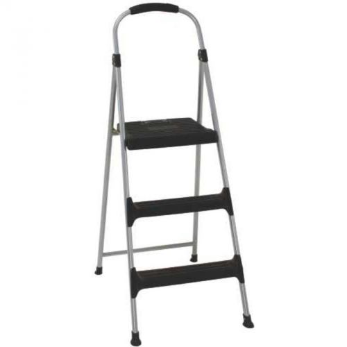 Stl frme 3 plstic step stool cosco products ladders 11410pbl2 044681119651 for sale