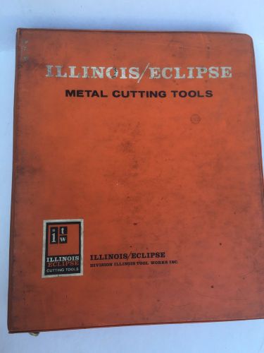 Vintage original industrial tools catalog illinois eclipse 1963-73 for sale