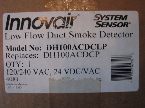 INNOVAIR DH100ACDCLP DUCT SMOKE DETECTOR