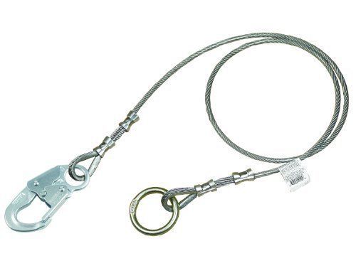 Protecta, AJ408AG Pass Thru 1/4-Inch Coated Galvanized Cable, Tie Off 3600# And