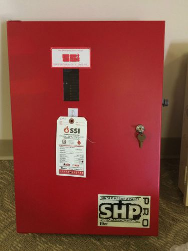 FIKE FIRE PROTECTION SYSTEMS 10-052-R-1 RED ENCL &amp; 10-2171 SINGLE HAZARD PANEL