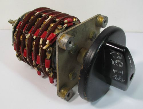 VTG ESCO Rotary Switch Type JR, 125 Volts DC AC Ham Radio Parts Vacuum Tube