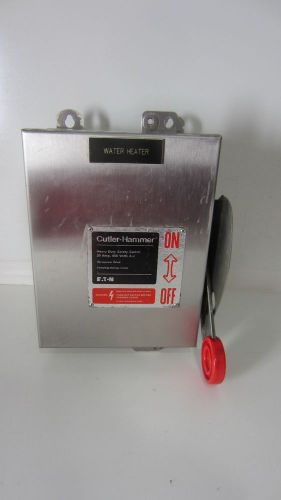 Cutler Hammer Eaton DH361UWK 30 Amp 600 Volt Non Fused Stainless Steel Type 4 4X