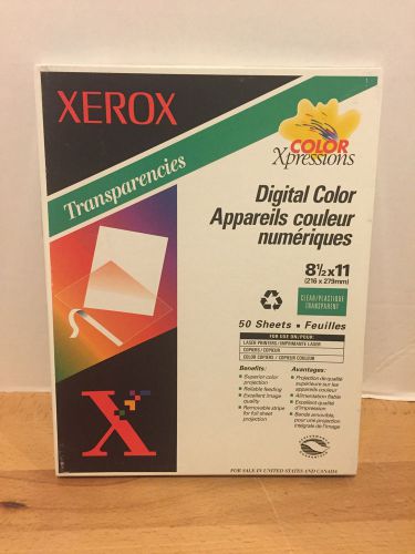 Xerox Digital Laser Color Transparencies 3R5765 D