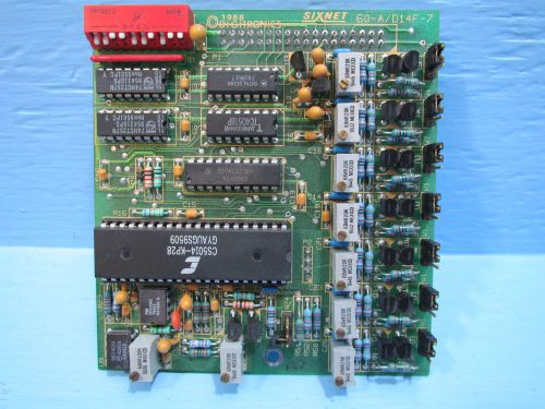 Sixnet 60-A/D14F-7 PLC CB367B Digitronics Six Net Module Circuit Board