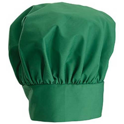 Winco CH-13LG Chef Hat, 13 in., Velcro Closure, Bright Green