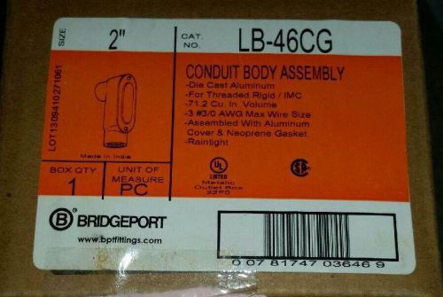 BRIDGEPORT CONDUIT BODY ASSEMBLY LB-46CG 2&#034;