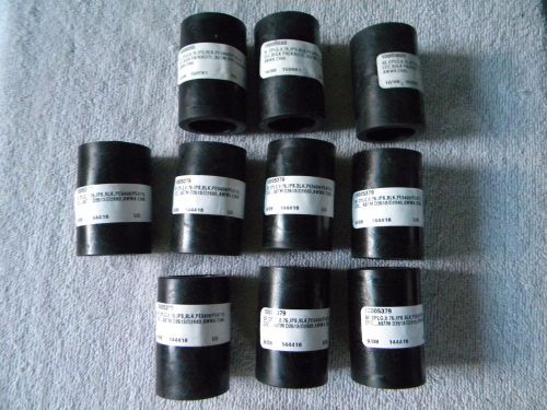 Lot of 10 ---- 3/4&#034; ips socket fusion coupling black for sale