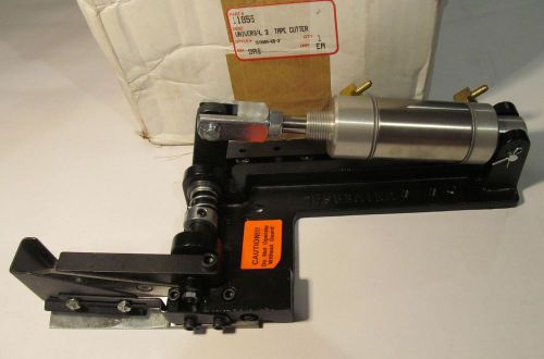 UNIVERSAL 11955 3&#034; TAPE/ THREAD CUTTER W/ 18786 4-WAY KNEE AIR SWITCH SEW/SEWING