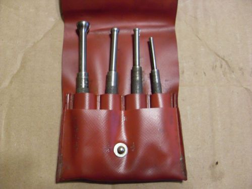 Lufkin 4 piece #78-s small hole ball gauge set  machinist measuring tool kit for sale
