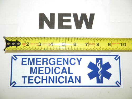 emt emergency medical technician bumper sticker or cabinet free priority mail
