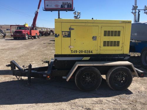 Diesel generator 25 kw trailer mounted 3 phase 120/240/480 backup power &amp; more for sale