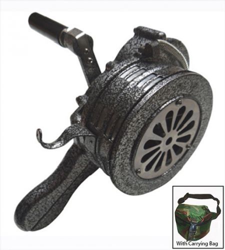 &#034;viking horn&#034; loud 115db metal hand crank operated air raid siren.....#vma-100mm for sale