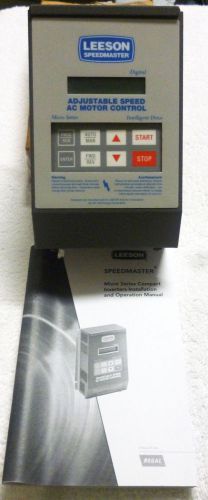 New! Lesson Speedmaster 174920 Adjustable Speed AC Motor Control. 1HP. 400/480V.
