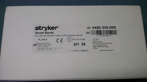 Stryker Instruments 400-205-000 Sweat Bands for use with T5 Helmet Box of 36