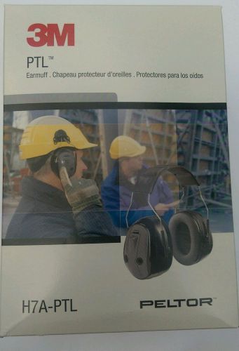 3M Peltor H7A-PTL Over The Head Earmuffs NRR 26 dB new in box Push to Listen