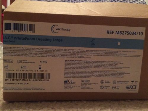 Box of 10 KCI V.A.C.® WhiteFoam Large Dressing (FOAM ONLY)