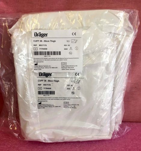 Drager/Siemens MS17178  Blood Pressure Cuffs 38-50cm Thight  bag of 10