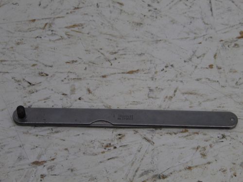 STARRETT 173MAT Thickness Gage,13 Tapered Leaves,0.03-0.50mm