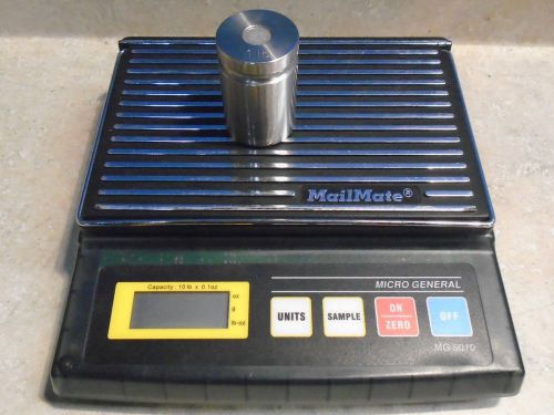 Micro General Battery Operated MailMate MG5010 10LBs. Can Be Used With Power Sup