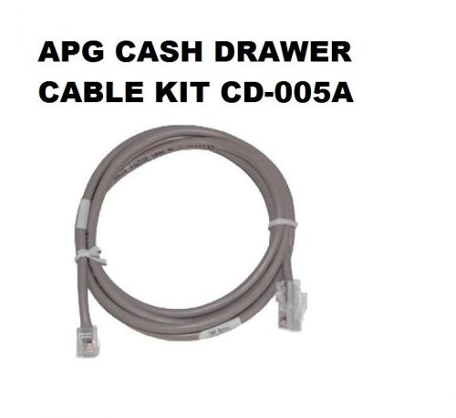 NEW 5&#039; APG CD-005A CASH DRAWER 320 MULTIPRO CABLE KIT RJ45 to RJ12 6 PIN