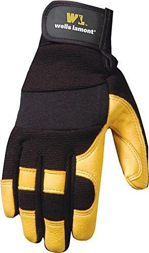 Wells Lamont 3215S Ultra Comfort Grain Deerskin Work Gloves, Small