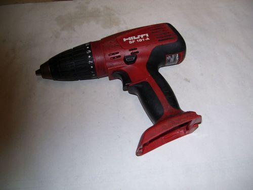 HILTI  SF181-A 18v 1/2&#034; NiCd CORDLESS  HAMMER DRILL/DRIVER BARE TOOL ONLY
