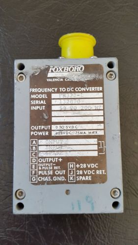 Foxboro  Frequency To DC Converter FR322-1 50 TO 200 HZ