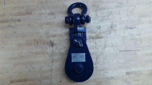B/a products co. 6i-sw8t 16000 lb working load limit swivel shackle snatch block for sale