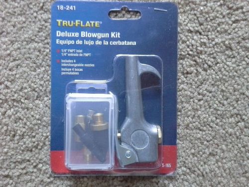 Blowgun kit deluxe plews tru-flate model 18-241 new for sale