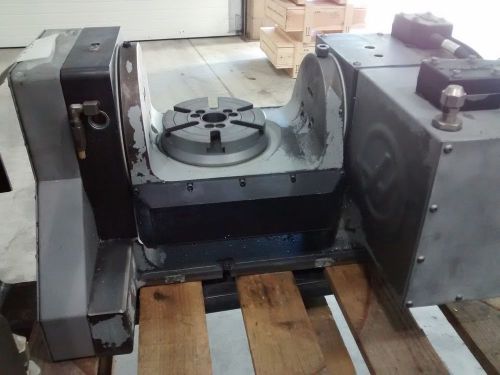 Used Haas TR-160Y Trunnion CNC Brushless Rotary Table Indexer 4th and 5th Axis