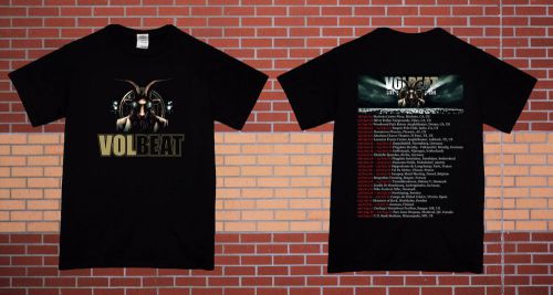 Volbeat Tour Dates 2016 Black T-Shirts Tee Shirt Size S - 5XL