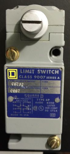 New Square D 9007C62A2 9007 C62A2 2 Circuit Side Rotary Head Limit Switch