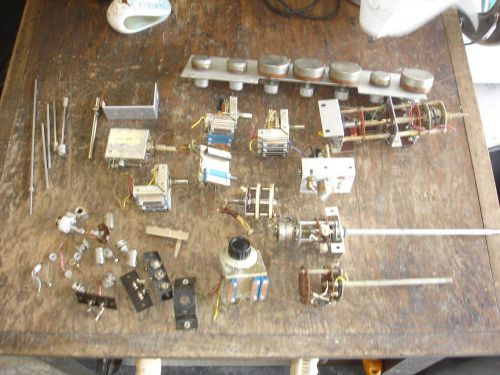 HUGE LOT VARIOUS TRIMIT, BOURNS POTENTIOMETERS, ROTARY SWITCHES, STETITE + MORE