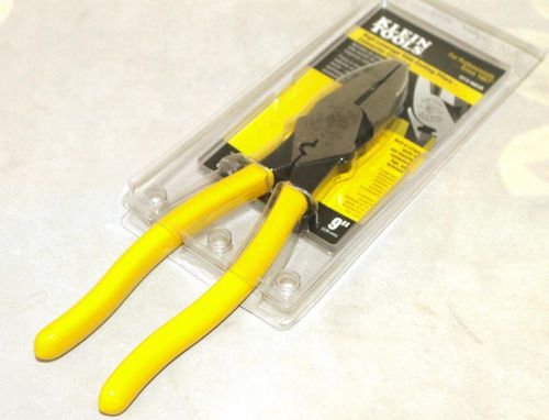 Klein Tools D213-9NE-CR 9-Inch High Leverage Side Cutting Crimp Plier New