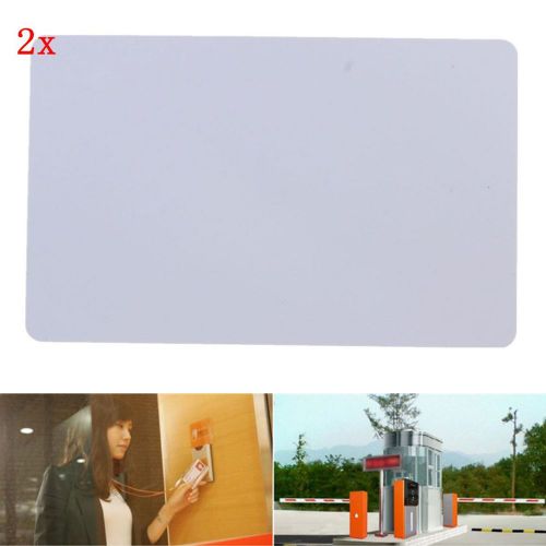 2x Readable 125KHz RFID Proximity ID Card Tag Door Access control system White