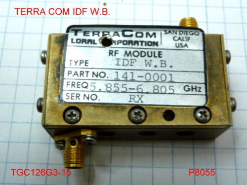 TERRA COM 141-0001 IDF W.B. 5.855-6.805 GHz