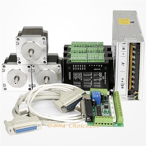 Cnc router kit 3 axis m335 motor driver 0.5a-3.5a + 1.26 nm nema23 stepper motor for sale