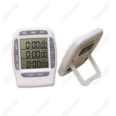 Digital lcd multi-channel timer countdown laboratory 3 channel timers 99 hours for sale