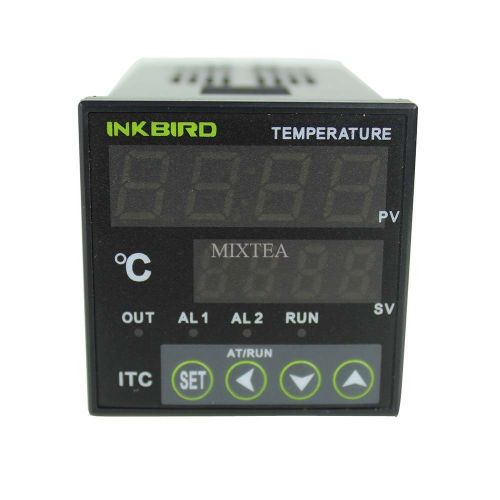 New 100-240V ITC-100VH PID Digital Temperature Controller w/ 40DA SSR and PT100