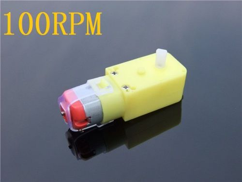 Dc 3-6v 100rpm mini electric reduction plastic dc gear motor for toy car parts for sale