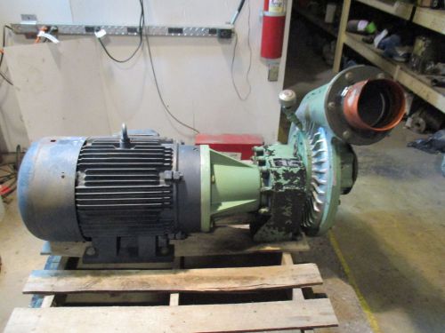 INVINCIBLE TURBO FLOW AIR MOVER / LEESON 40HP MOTOR #818622 MOD:7515 USED