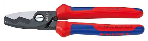 Knipex 95 12 200 8&#034; cable shears with twin cutting edge and comfort grip for sale