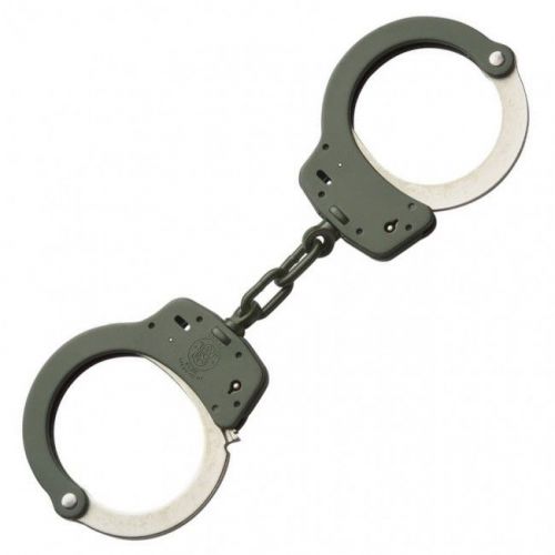 Smith &amp; Wesson Weather Shield Green Handcuffs New