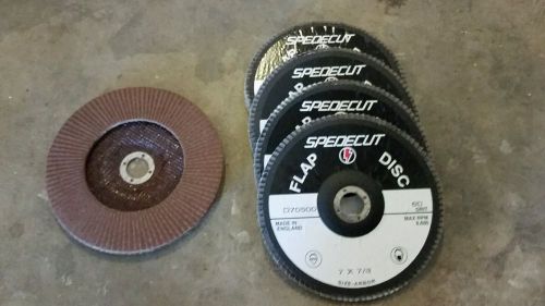 Flap disc, grinding wheel flapper abrasive 60 grit 5 pack for sale