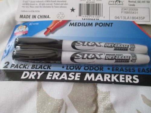 Dry Eraser Markers 2pack Black