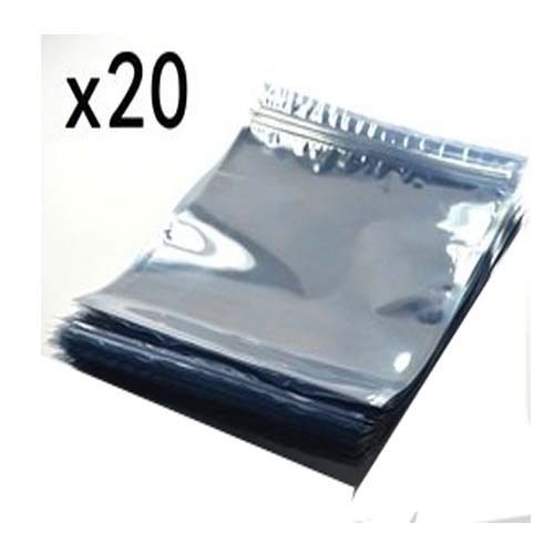 NEW Pack of 20 (24x21)cm Antistatic Resealable Bag for HDD or Electronic Device