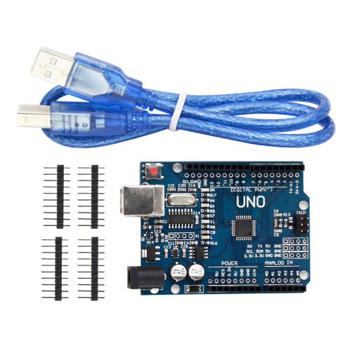 UNO R3 ATmega328P CH340G USB Board For Compatible Arduino DIY WP + Cable