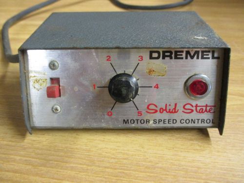 Dremel Solid State Speed Control