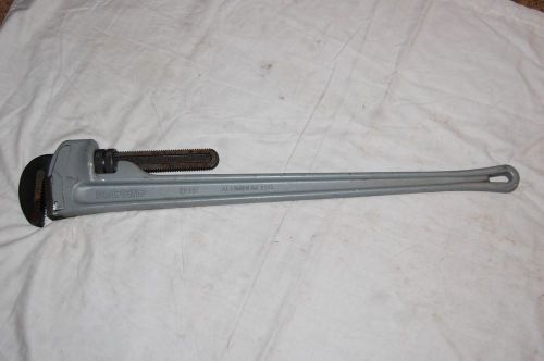 Ridgid 48&#034; aluminum pipe wrench 848 for sale